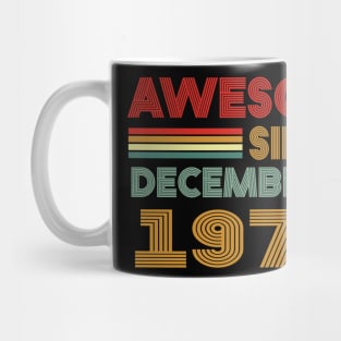 49th birthday awesom since december 1974 Mug